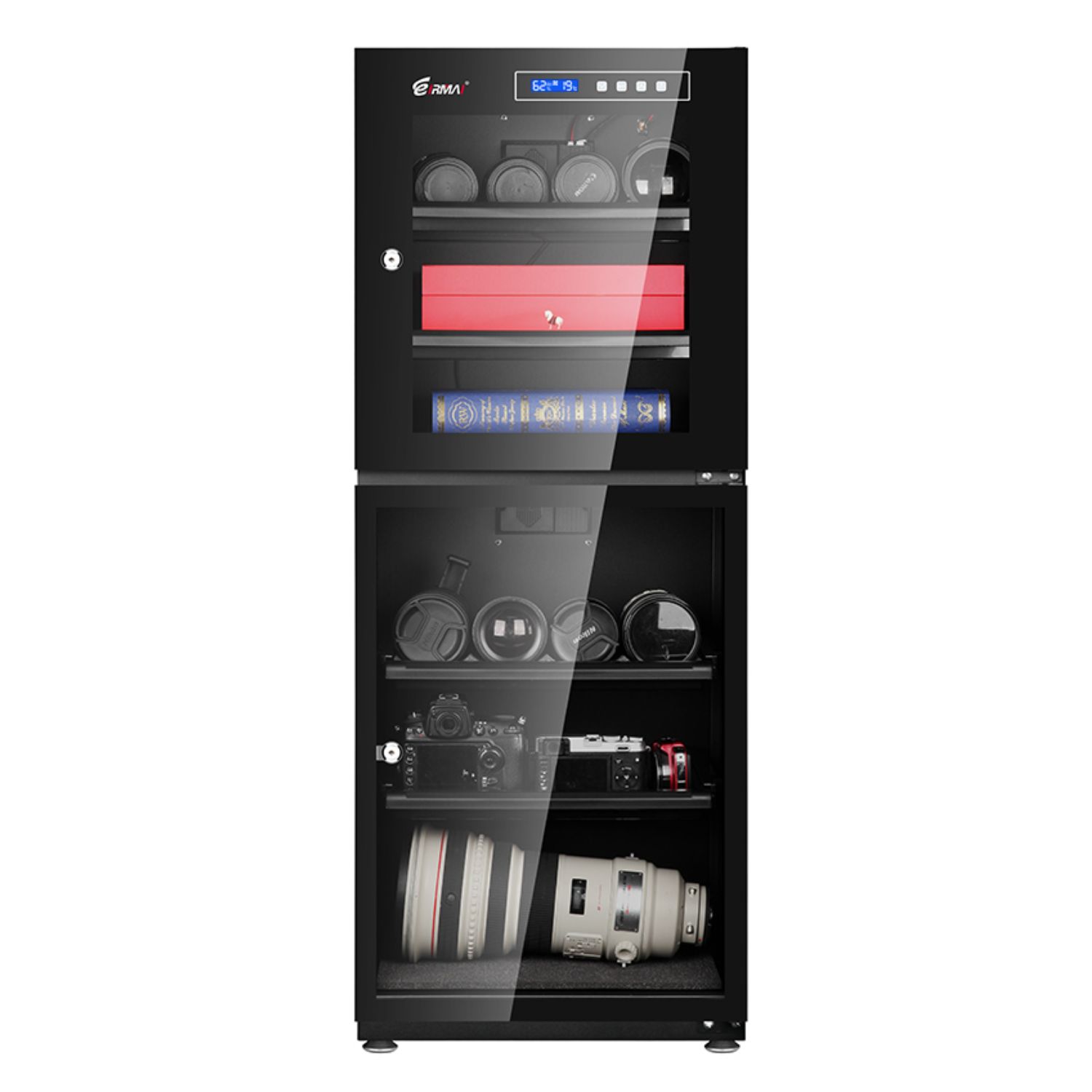 Eirmai MRD-188T Electronic Dry Cabinet (160L) - Dual Compartment in Mumbai India