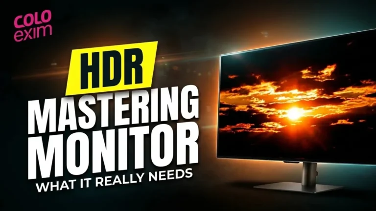 Dolby Vision Mastering Monitor: What HDR Grading Really Needs