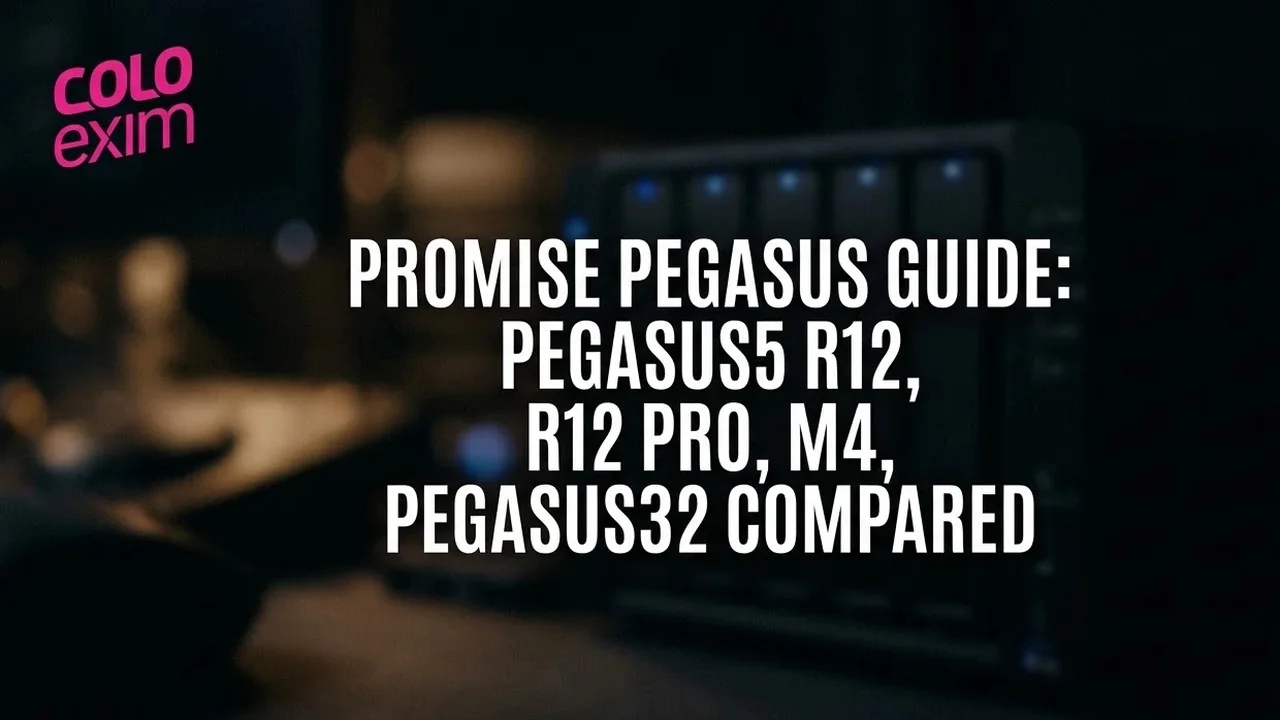 PROMISE Pegasus Guide: Pegasus5 R12, R12 Pro, M4, Pegasus32 Compared