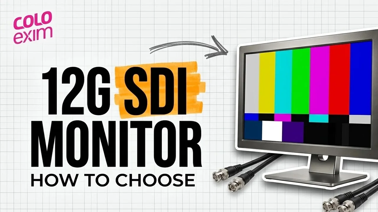 SDI Monitor Guide: HD, 3G, 6G and 12G-SDI for Broadcast in India